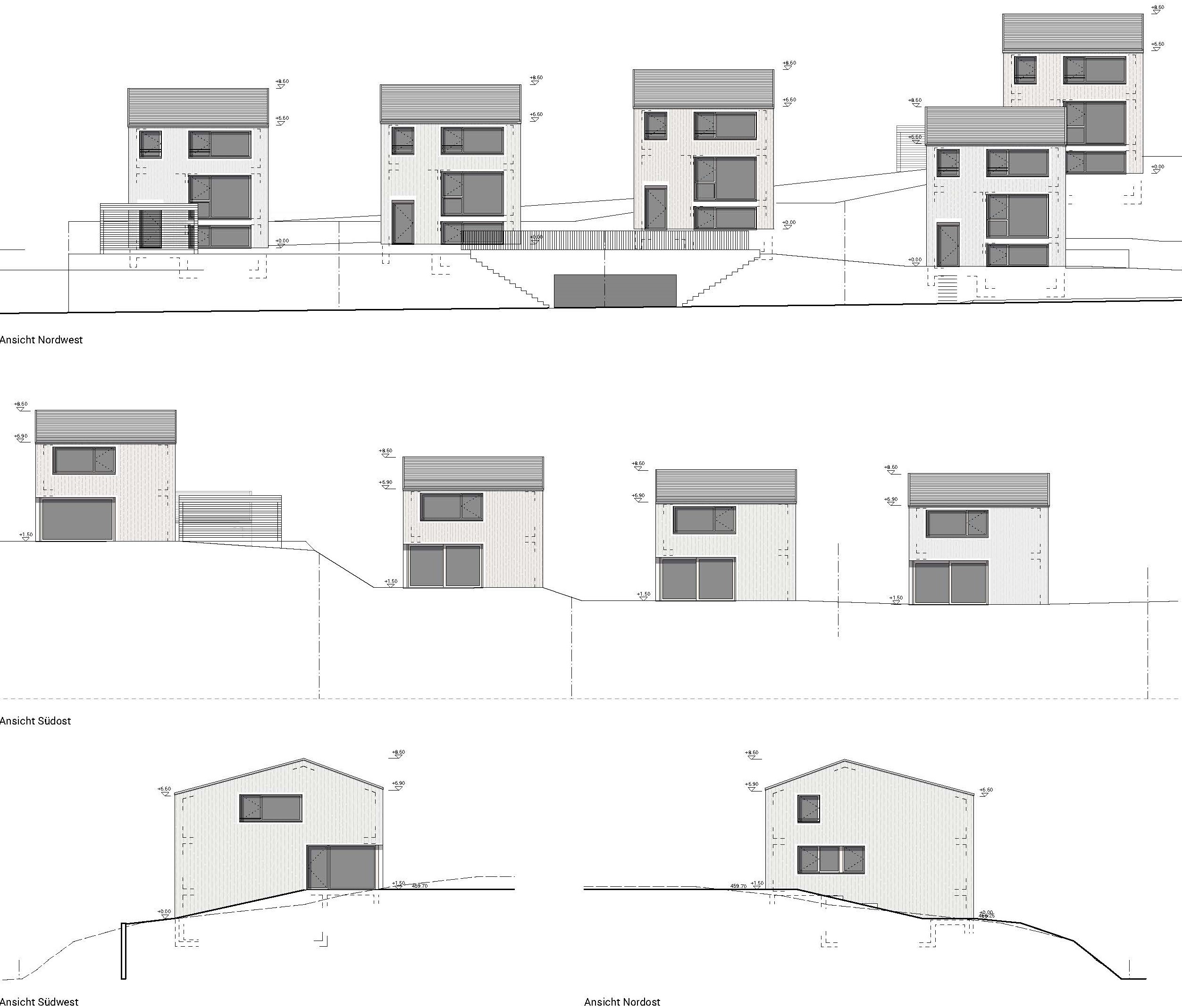 Neubau 5 EFH in Seon